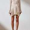 Shona Joy O'Dell Frill Cuff Wrap Mini Dress