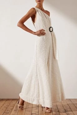 Shona Joy Ortiz One Shoulder Jumpsuit