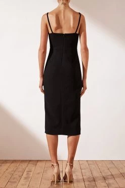 Shona Joy Andrea Fitted Cocktail Dress W Belt 13 Shona Joy Andrea Fitted Cocktail Dress W Belt