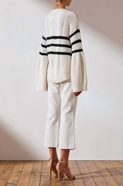 Shona Joy Hyatt Bell Sleeve Jumper