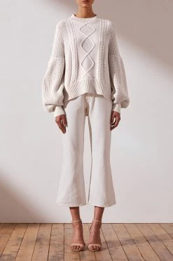 Shona Joy Grafton Balloon Sleeve Jumper