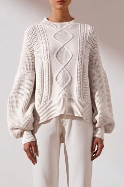 Shona Joy Grafton Balloon Sleeve Jumper