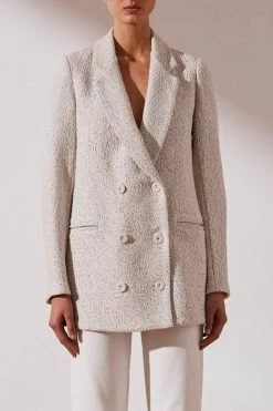 Shona Joy Double Breasted Blazer W Belt
