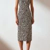 Shona Joy Ziggy Fitted Midi Dress