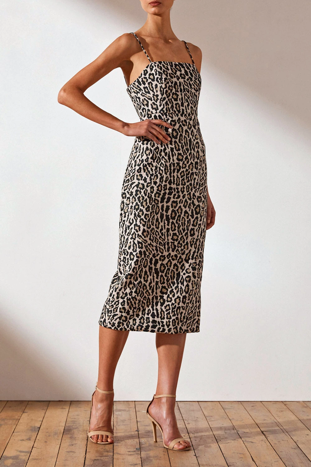 Shona Joy Ziggy Fitted Midi Dress 4 Shona Joy Ziggy Fitted Midi Dress