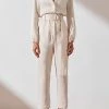 Shona Joy Ellington Linen Relaxed Jumpsuit Ecru 1 Shona Joy Ellington Linen Relaxed Jumpsuit Ecru