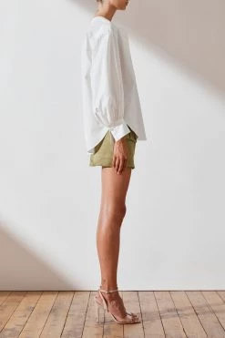 Shona Joy Drake Balloon Sleeve Shirt 11 Shona Joy Drake Balloon Sleeve Shirt