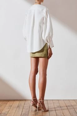 Shona Joy Drake Balloon Sleeve Shirt 12 Shona Joy Drake Balloon Sleeve Shirt