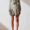 Shona Joy Joan Wrap Mini Dress