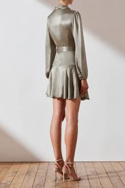 Shona Joy Joan Wrap Mini Dress 11 Shona Joy Joan Wrap Mini Dress