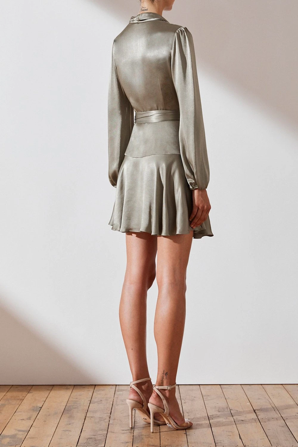 Shona Joy Joan Wrap Mini Dress 7 Shona Joy Joan Wrap Mini Dress