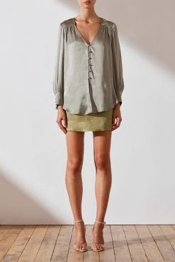 Shona Joy Joan Long Sleeve Blouse