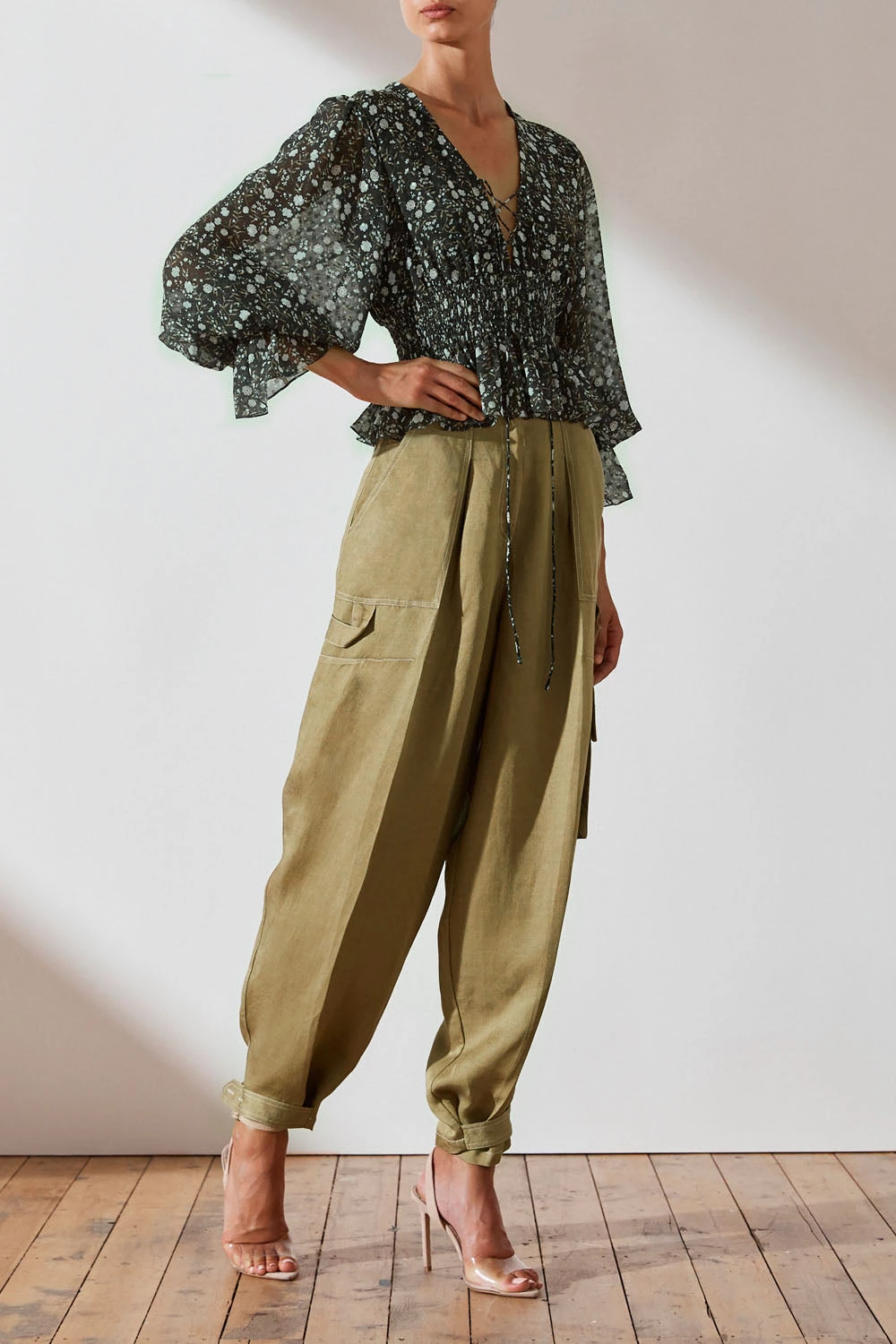 Shona Joy Jarrett Shirred Blouse 5 Shona Joy Jarrett Shirred Blouse