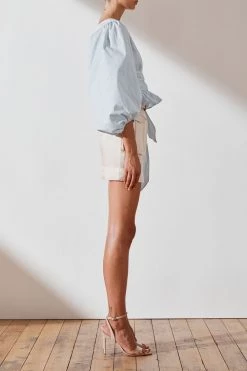 Shona Joy Drake One Shoulder Tie Front Blouse 12 Shona Joy Drake One Shoulder Tie Front Blouse