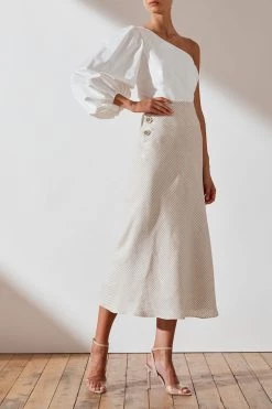Shona Joy Shaw Bias Midi Skirt