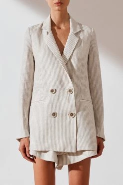 Shona Joy Shaw Relaxed Double Breasted Blazer