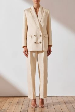Shona Joy Ellington Double Breasted Suit Jacket