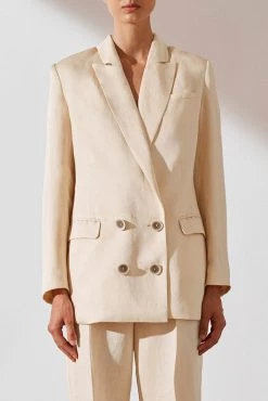 Shona Joy Ellington Double Breasted Suit Jacket