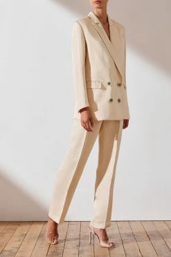 Shona Joy Ellington Double Breasted Suit Jacket