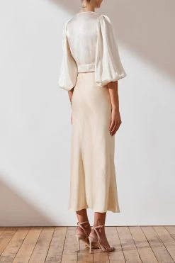 Shona Joy Joan Tie Front Blouse