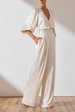 Shona Joy Joan Relaxed Tuxedo Pant