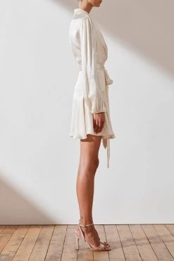Shona Joy Joan Wrap Mini Dress