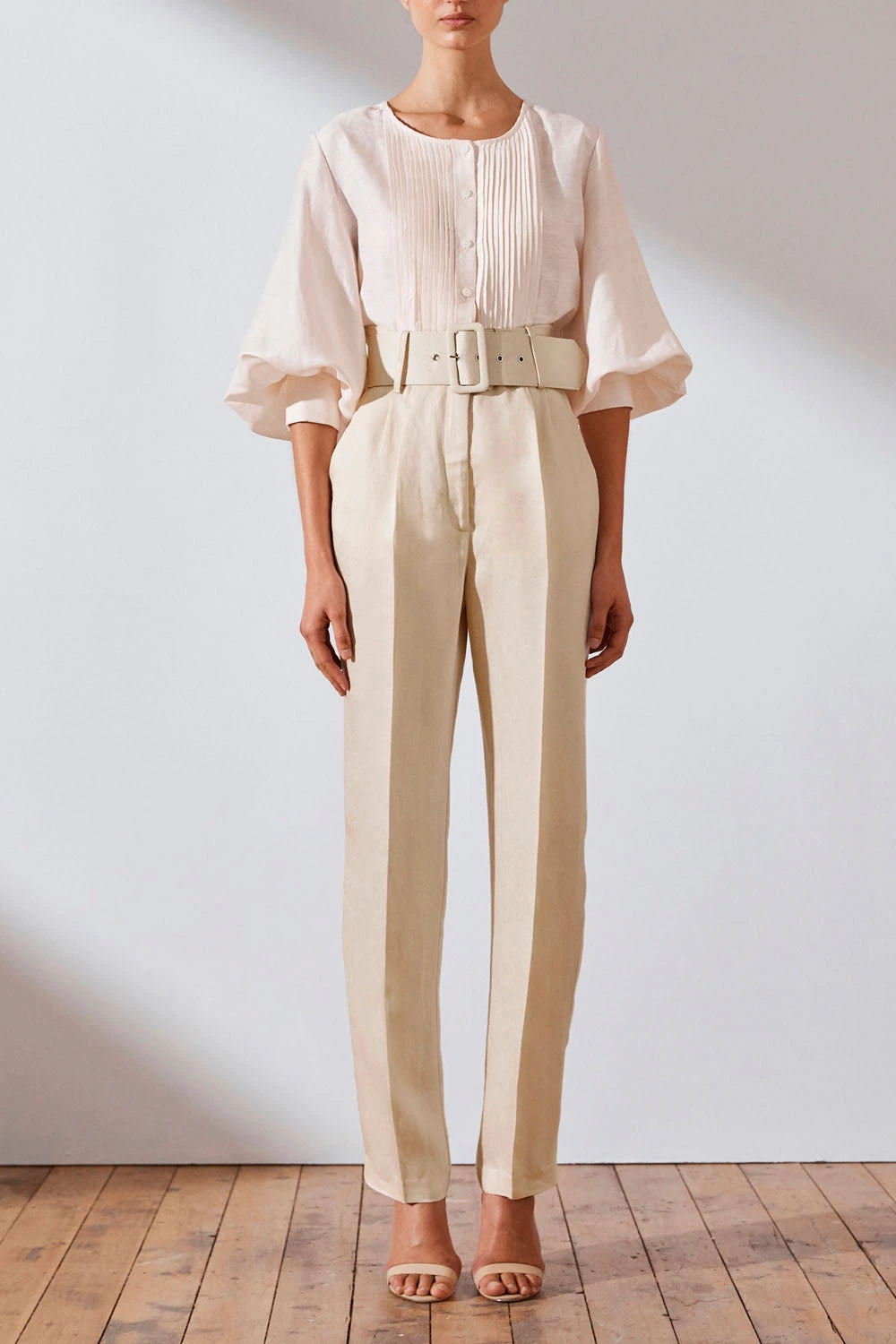 Shona Joy Wren Linen Tailored Trousers 3 Shona Joy Wren Linen Tailored Trousers