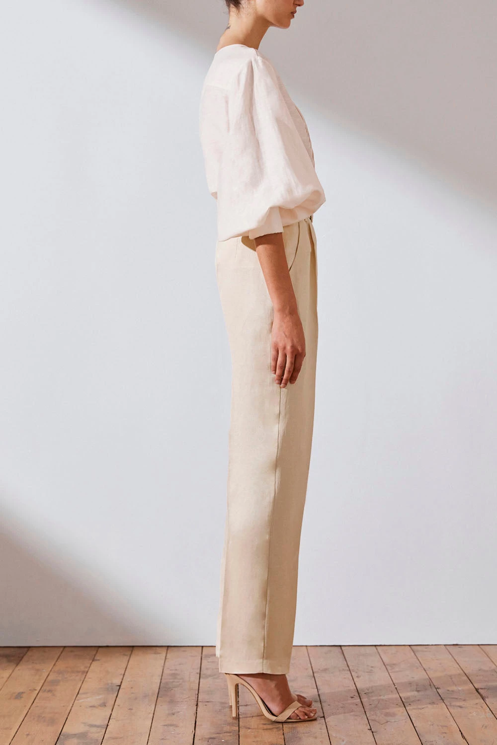 Shona Joy Wren Linen Tailored Trousers 4 Shona Joy Wren Linen Tailored Trousers