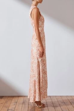 Shona Joy Heather Plunge Midi Dress