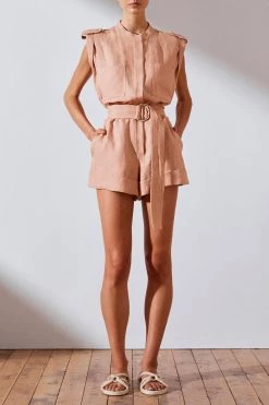 Shona Joy Savannah Linen Boiler Suit