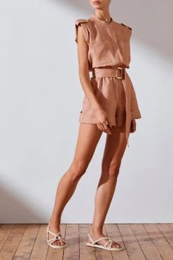 Shona Joy Savannah Linen Boiler Suit