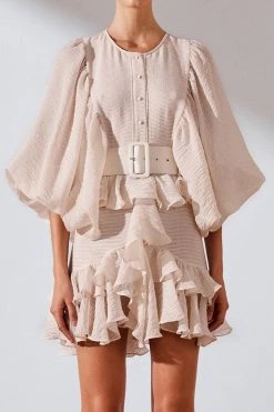 Shona Joy Charlotte Drape Sleeve Mini Dress 14 Shona Joy Charlotte Drape Sleeve Mini Dress