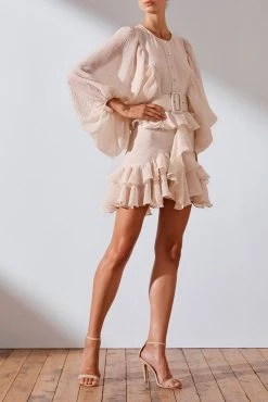 Shona Joy Charlotte Drape Sleeve Mini Dress 11 Shona Joy Charlotte Drape Sleeve Mini Dress