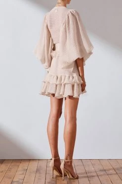 Shona Joy Charlotte Drape Sleeve Mini Dress 13 Shona Joy Charlotte Drape Sleeve Mini Dress