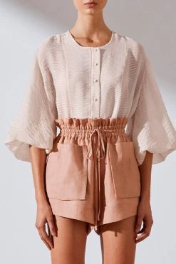 Shona Joy Charlotte Balloon Sleeve Blouse