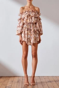 Shona Joy Dixie OTS Mini Dress
