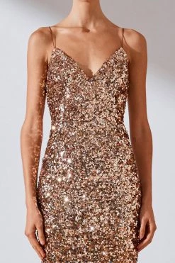 Shona Joy Faye Cocktail Midi Dress