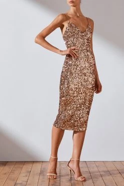 Shona Joy Faye Cocktail Midi Dress