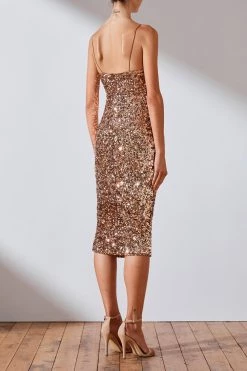 Shona Joy Faye Cocktail Midi Dress