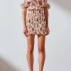 Shona Joy Baez OTS Shirred Mini Dress 1 Shona Joy Baez OTS Shirred Mini Dress