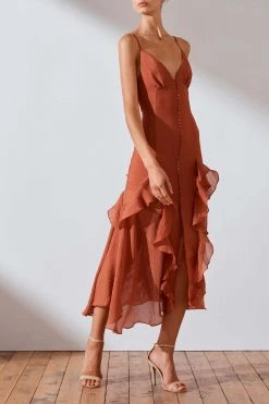 Shona Joy Charlotte Cocktail Midi Dress