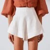 Shona Joy Savannah Flared Mini Shorts