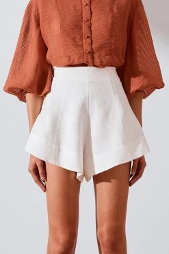 Shona Joy Savannah Flared Mini Shorts