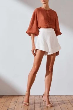 Shona Joy Savannah Flared Mini Shorts