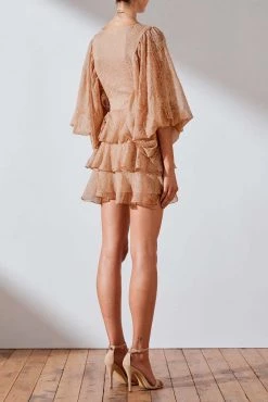 Shona Joy Monroe Drape Sleeve Mini Dress