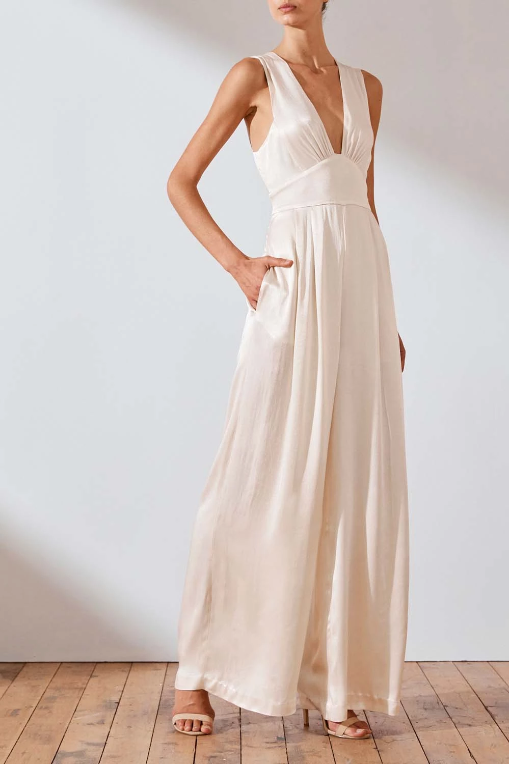 Shona Joy Jefferson Plunged Jumpsuit 5 Shona Joy Jefferson Plunged Jumpsuit