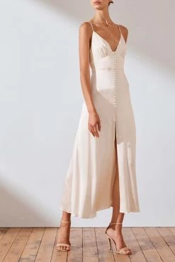 Shona Joy Jefferson Cocktail Midi Dress