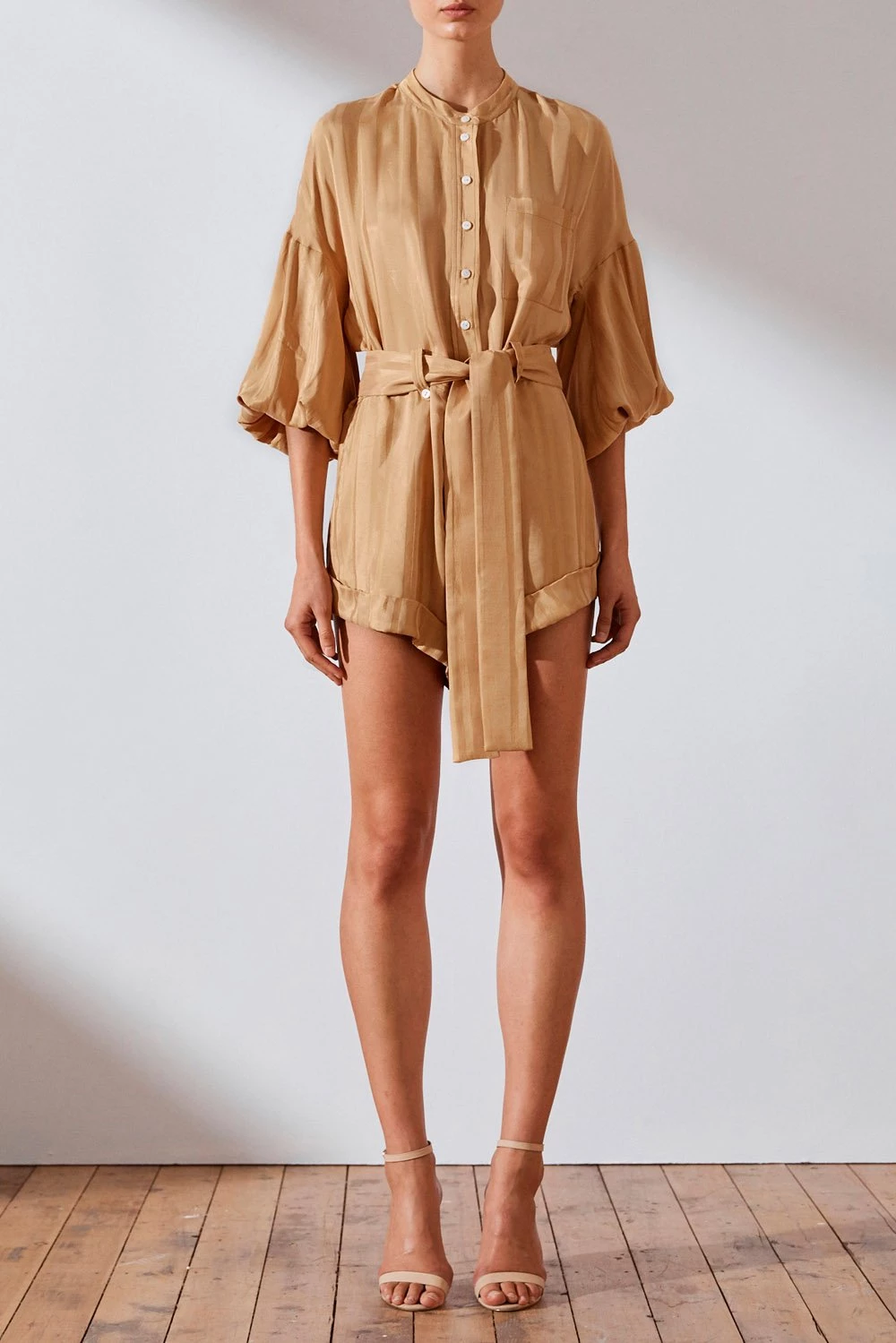 Shona Joy Daisy Balloon Sleeve Boiler Suit 7 Shona Joy Daisy Balloon Sleeve Boiler Suit