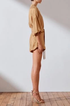 Shona Joy Daisy Balloon Sleeve Boiler Suit 11 Shona Joy Daisy Balloon Sleeve Boiler Suit