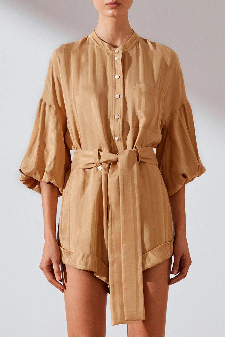 Shona Joy Daisy Balloon Sleeve Boiler Suit 3 Shona Joy Daisy Balloon Sleeve Boiler Suit